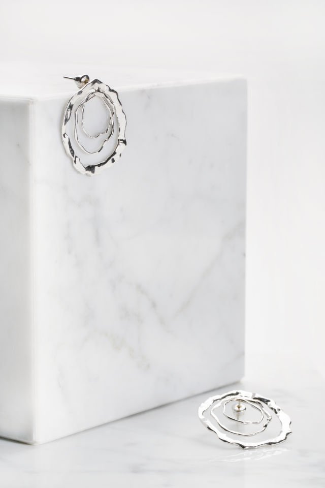 Halkalar ve Taşlar  Koleksiyonu Küpe